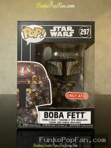 Funko Pop! Star Wars #297 Boba Fett (Futura Graffiti Target Exclusive) Vinyl Figure Bobblehead Vault - Funko Pop Figure