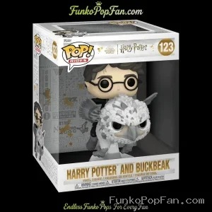 Funko Pop! Rides Harry Potter #123 Harry Potter and Buckbeak Vinyl Figure Bobblehead Vaulted Collect - Funko Pop Figure