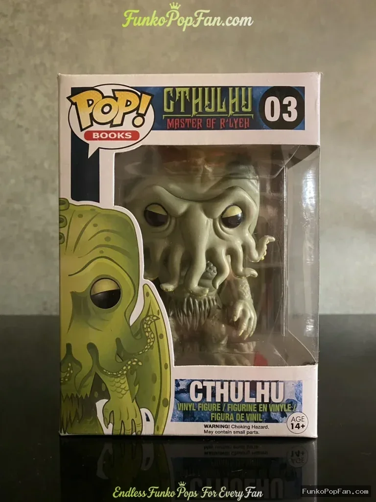 Funko Pop! Books Cthulhu #03 Cthulhu (Entertainment Earth Exclusive) Vinyl Figure Bobblehead Vaulted - Funko Pop Figure
