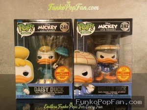 Funko Pop Disney Mickey and Friends #241 Daisy Duck (1800 pcs LE Previews Exclusive) #242 Donald Duc - Funko Pop Figure