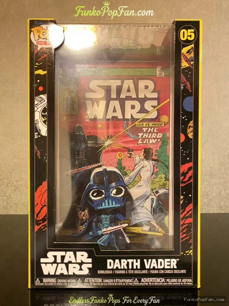 Funko Pop! Star Wars Darth Vader #05 Comic Book Cover Vinyl Figure Bobblehead Vaulted Collectible Wi - Funko Pop Figure