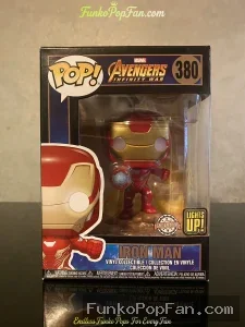 Funko Pop! Marvel Avengers Infinity War Iron Man #380 (Lights Up!, Walgreens Exclusive) Vinyl Figure - Funko Pop Figure