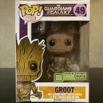 Funko Pop! Marvel Guardians of the Galaxy #49 Groot (Glow in the Dark Loot Crate Exclusive) Vinyl Fi - Funko Pop Figure
