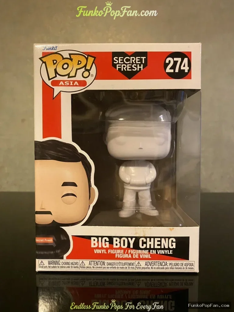 Funko Pop Asia Secret Fresh #274 Big Boy Cheng Vinyl Figure Bobblehead Vaulted Collectible With Prot - Funko Pop Figure