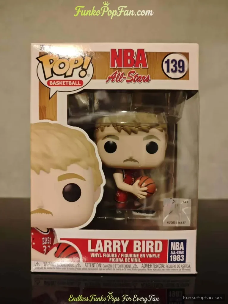 Funko Pop! Basketball NBA All-Star 1983 #139 Larry Bird Vinyl Figure Bobblehead Vaulted Collectible  - Funko Pop Figure