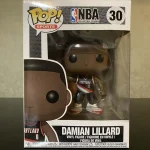 Funko Pop! NBA Series 3 #30 Damian Lillard Vinyl Figure Bobblehead Vaulted Collectible With Protecto - Funko Pop Figure