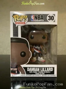 Funko Pop! NBA Series 3 #30 Damian Lillard Vinyl Figure Bobblehead Vaulted Collectible With Protecto - Funko Pop Figure