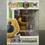 Funko Pop! Disney Pixar Dug Days #1092 Dug & Squirrel Vinyl Figure Bobblehead Vaulted Collectible Wi - Funko Pop Figure