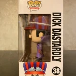 Funko Pop! Animation Wacky Races Dick Dastardly #38 Vinyl Figure Bobblehead Vaulted Collectible With - Funko Pop Figure