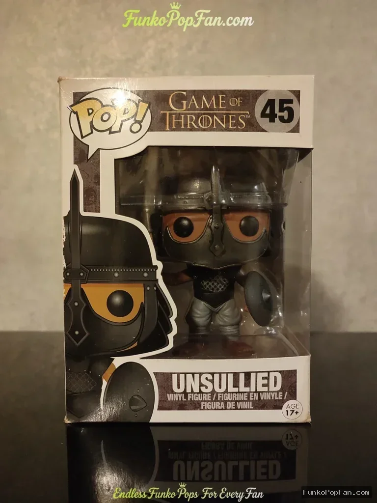 Funko Pop! Game of Thrones Unsullied #45 Vinyl Figure Bobblehead Vaulted Collectible With Protector - Funko Pop Figure