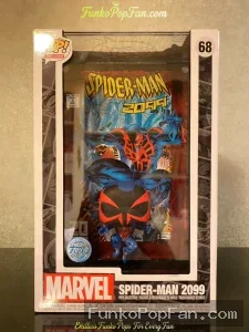 Funko Pop #68 Comic Covers Marvel Spider-Man 2099 Vinyl Figure Bobblehead Vaulted Collectible With P - Funko Pop Figure