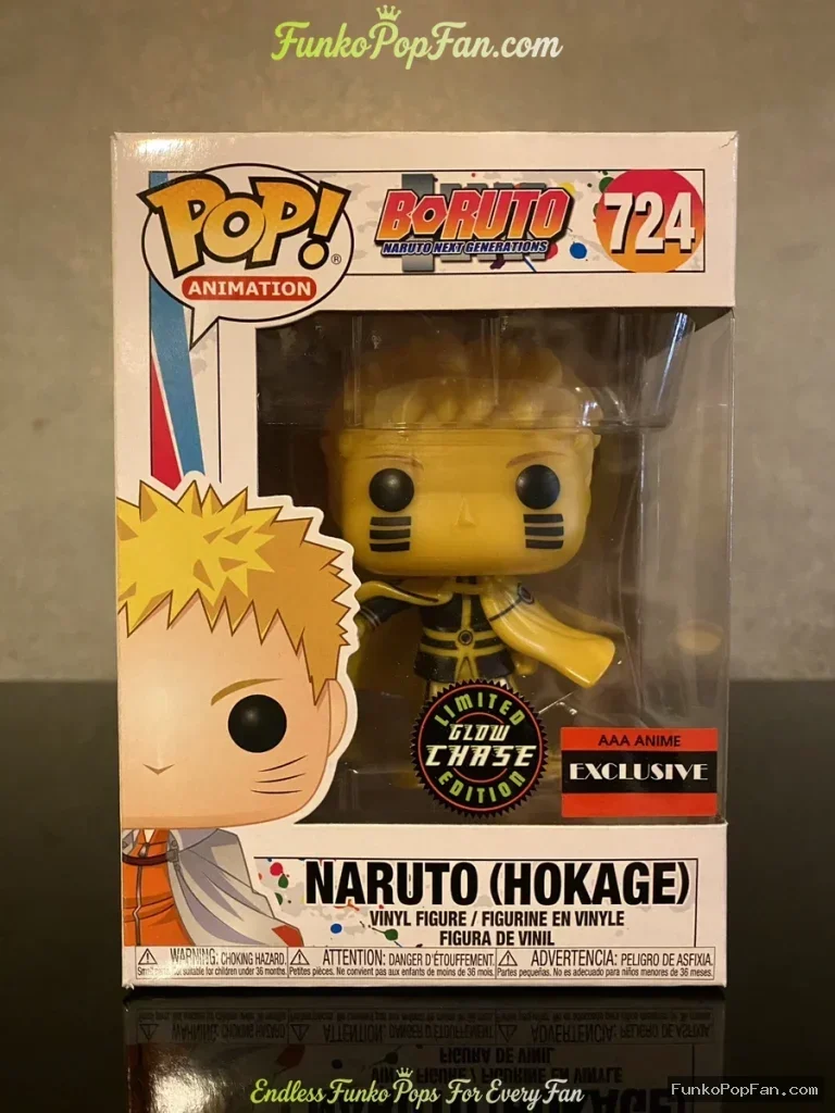 Funko Pop Animation Boruto #724 Naruto (Hokage) (Chase AAA Anime Exclusive) Vinyl Figure Bobblehead  - Funko Pop Figure
