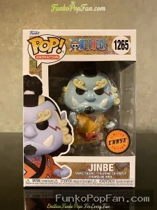Funko Pop Animation One Piece #1265 Jinbe (Chase) Vinyl Figure Bobblehead Vaulted Collectible With P - Funko Pop Figure