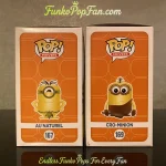 Bundle unko Pop Movies Minions #167 AU NATUREL / #169 CRO-MINION Vinyl Figure Bobblehead Vaulted Col - Funko Pop Figure