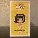 Funko Pop Animation Bob's Burgers #104 Buttloose Tina Vinyl Figure Bobblehead Vaulted Collectible Wi - Funko Pop Figure