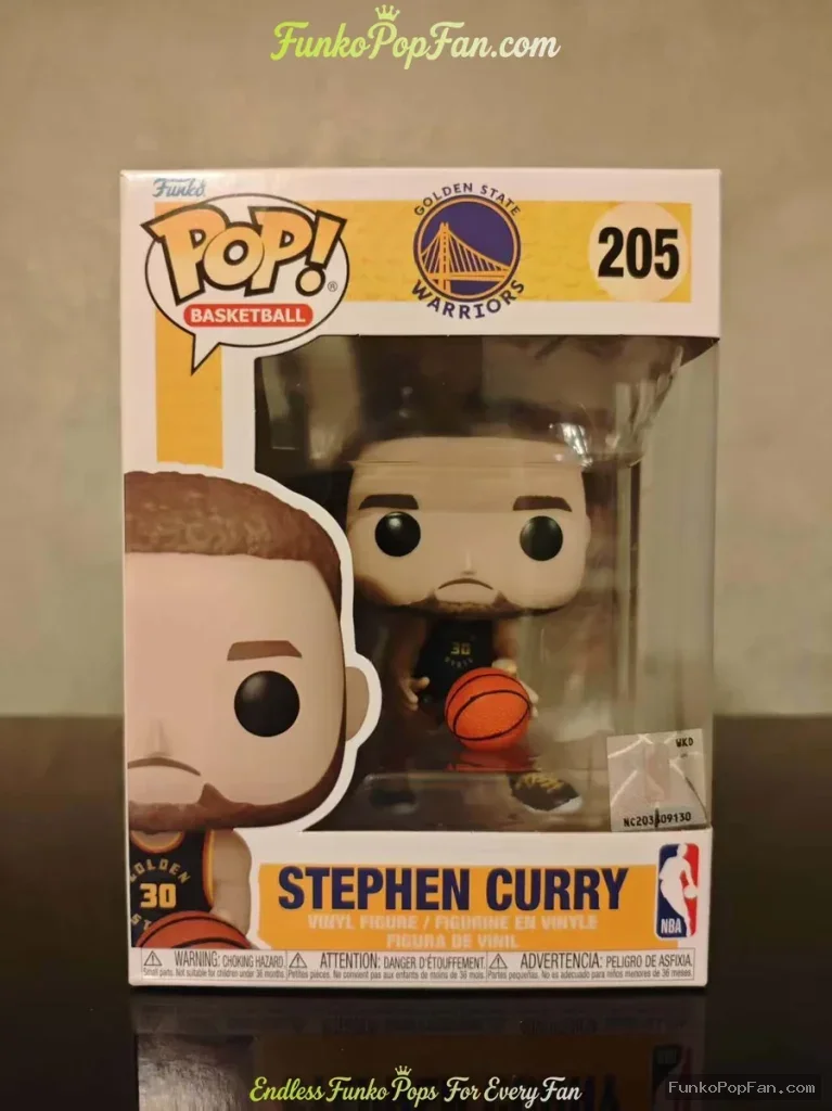 Funko Pop! Basketball NBA #205 Stephen Curry Vinyl Figure Bobblehead Vaulted Collectible With Protec - Funko Pop Figure
