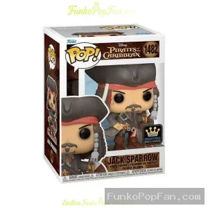 Funko Pop! Disney Pirates of the Caribbean Jack Sparrow #1482 (Specialty Series Exclusive) Vinyl Fig - Funko Pop Figure