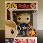 Funko Pop! Marvel Avengers #92 Captain America (Unmasked) SDCC Exclusive Vinyl Figure Bobblehead Vau - Funko Pop Figure
