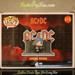 Funko Pop! AC/DC Angus Young #415 Vinyl Figure Bobblehead Vaulted Collectible With Protector - Funko Pop Figure