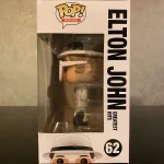 Funko Pop Rocks #62 Elton John (Greatest Hits) Vinyl Figure Bobblehead Vaulted Collectible With Prot - Funko Pop Figure