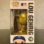 Funko Pop Sports Legends #19 Lou Gehrig (Gold Chase) Vinyl Figure Bobblehead Vaulted Collectible Wit - Funko Pop Figure