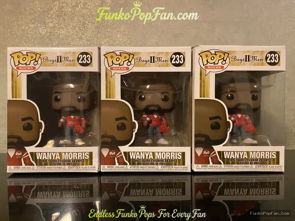 Funko Pop! Boys II Men Wanya Morris #233 X1 (Regular) Vinyl Figure Bobblehead Vaulted Collectible Wi - Funko Pop Figure