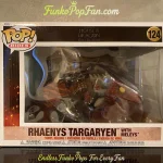 Funko Pop! Rides House of the Dragon Rhaenys Targaryen with Meleys #124 Vinyl Figure Bobblehead Vaul - Funko Pop Figure