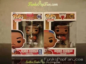 Funko Pop NBA All Star #160 Dennis Rodman / Chicago Bulls #103 Dennis Rodman Vinyl Figure Bobblehead - Funko Pop Figure