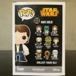 Funko Pop Star Wars #03 Han Solo Vinyl Figure Bobblehead Vaulted Collectible With Protector - Funko Pop Figure