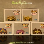 Bundle Funko Pop Animation Saint Seiya #1424 Libra Shiryu / #1426 Virgo Shun / #1427 Leo Ikki / #146 - Funko Pop Figure