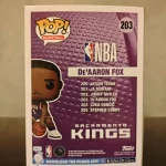 Funko Pop! Basketball De'Aaron Fox #203 (Variant) Vinyl Figure Bobblehead Vaulted Collectible With P - Funko Pop Figure