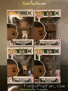 Bundle Funko Pop NBA #32 Giannis Antetokounmpo / #45 Giannis Antetokounmpo / #68 Giannis Antetokounm - Funko Pop Figure