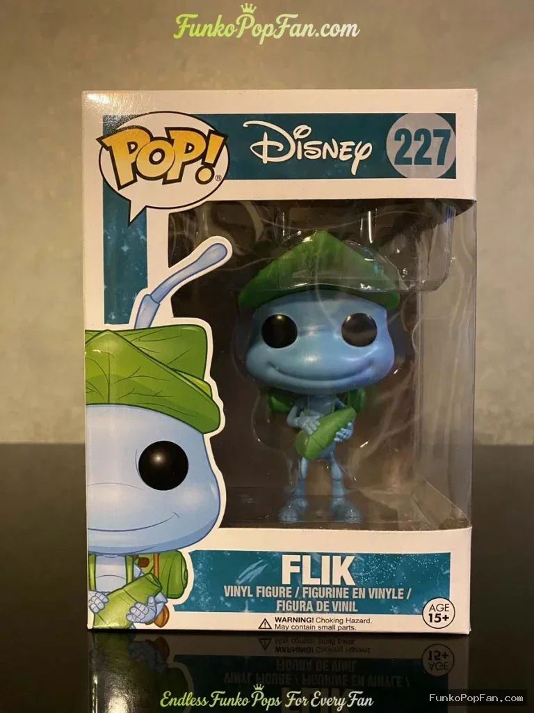 Funko Pop! Disney A Bug's Life #227 Flik Vinyl Figure Bobblehead Vaulted Collectible With Protector - Funko Pop Figure