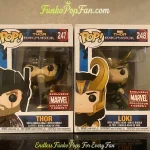 Bundle Funko Pop Marvel Collector Corps Ragnarok #247 Thor / #248 Loki (Exclusive) Vinyl Figure Bobb - Funko Pop Figure