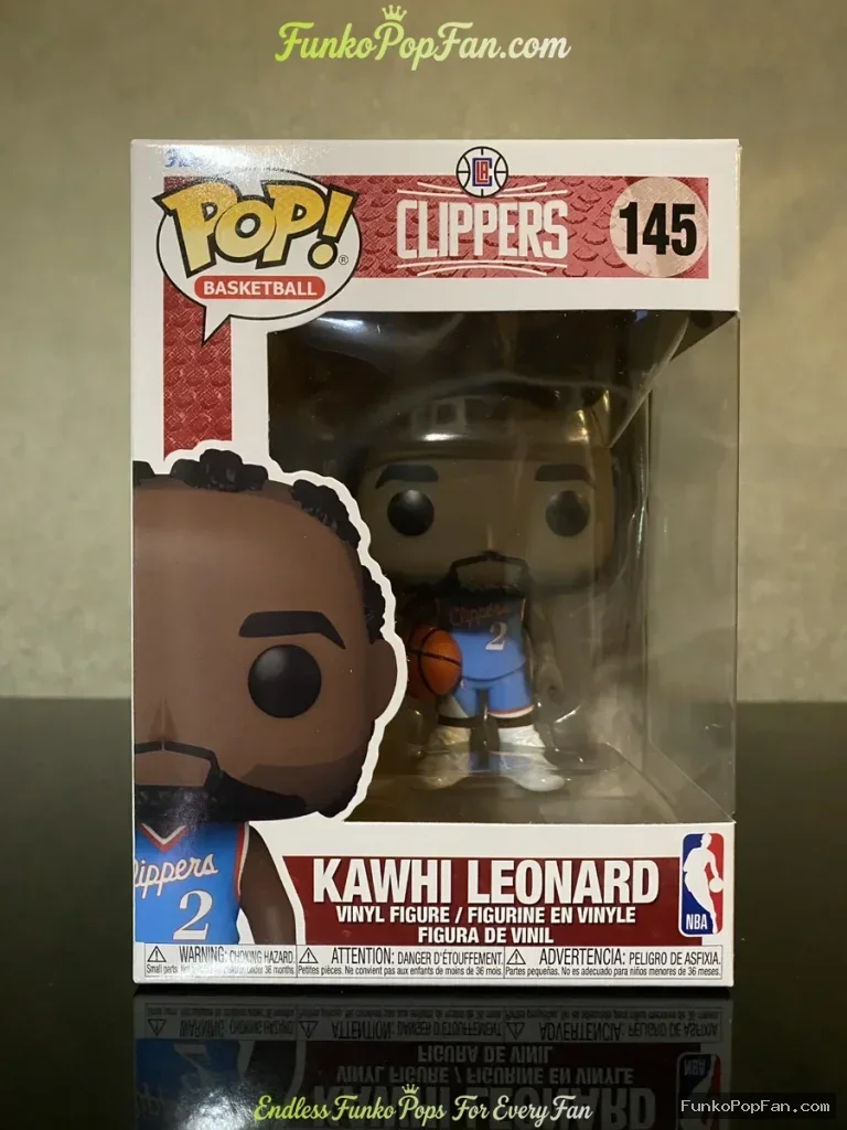 Funko Pop! Basketball Clippers #145 Kawhi Leonard Vinyl Figure Bobblehead Vaulted Collectible With P - Funko Pop Figure