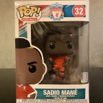 Funko Pop Football #32 Sadio Mane Vinyl Figure Bobblehead Vaulted Collectible With Protector - Funko Pop Figure