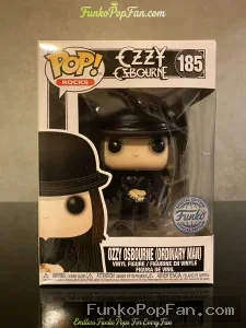 Funko Pop Rocks #185 Ozzy Osbourne (Ordinary Man) (Special Edition) Vinyl Figure Bobblehead Vaulted  - Funko Pop Figure