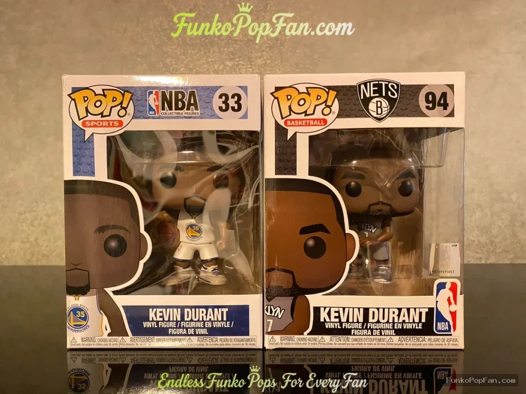Bundle Funko Pop! NBA Sports #33 Kevin Durant / #94 Kevin Durant Vinyl Figure Bobblehead Vaulted Col - Funko Pop Figure