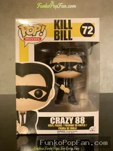 Funko Pop Movies Kill Bill #72 Crazy 88 Vinyl Figure Bobblehead Vaulted Collectible With Protector - Funko Pop Figure