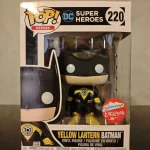 Funko Pop! DC Super Heroes #220 Yellow Lantern Batman (Righteous Toys Exclusive) Vinyl Figure Bobble - Funko Pop Figure