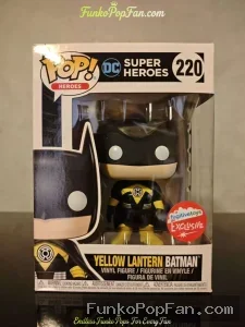 Funko Pop! DC Super Heroes #220 Yellow Lantern Batman (Righteous Toys Exclusive) Vinyl Figure Bobble - Funko Pop Figure