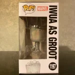 Funko Pop! Marvel I Am Groot #1197 Iwua As Groot (Translucent Funko Exclusive) Vinyl Figure Bobblehe - Funko Pop Figure