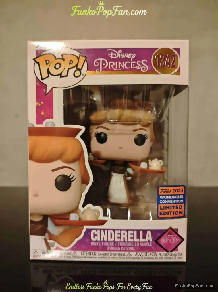 Funko Pop! Disney Princess #1342 Cinderella (WonderCon 2023 Limited Edition) Vinyl Figure Bobblehead - Funko Pop Figure