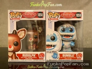 Bundle Funko Pop Movies #1858 Rudolph (60th Anniversary) / #1859 Bumble (60th Anniversary) Vinyl Fig - Funko Pop Figure