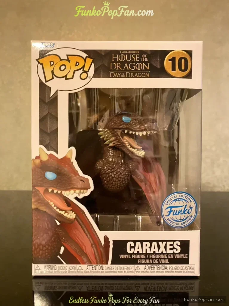 Funko Pop! House of the Dragon #10 Caraxes (Target Con 2023 Limited Edition) Vinyl Figure Bobblehead - Funko Pop Figure
