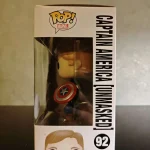 Funko Pop! Marvel Avengers #92 Captain America (Unmasked) SDCC Exclusive Vinyl Figure Bobblehead Vau - Funko Pop Figure