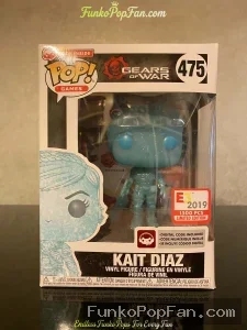 Funko Pop! Games Gears of War #475 Kait Diaz (2019 E3 Limited Edition) Vinyl Figure Bobblehead Vault - Funko Pop Figure