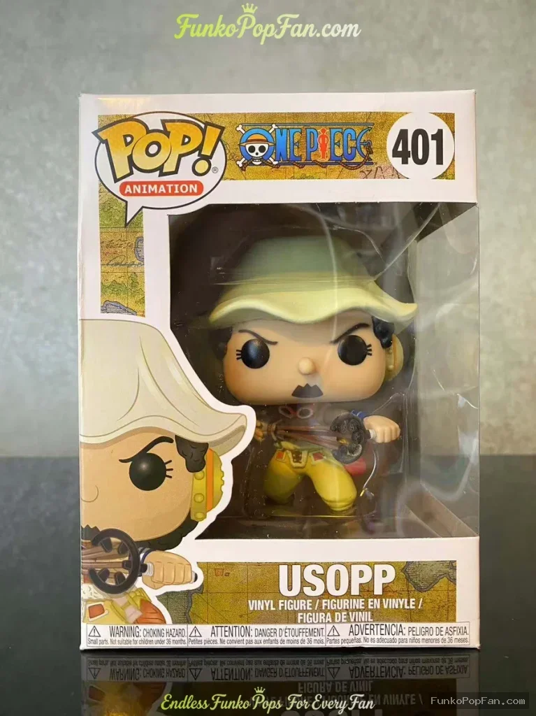 Funko Pop! Animation One Piece Usopp #401 Vinyl Figure Bobblehead Vaulted Collectible With Protector - Funko Pop Figure