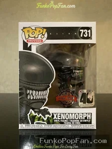 Funko Pop! Movies Alien #731 Xenomorph (40th Anniversary, Specialty Series) Vinyl Figure Bobblehead  - Funko Pop Figure
