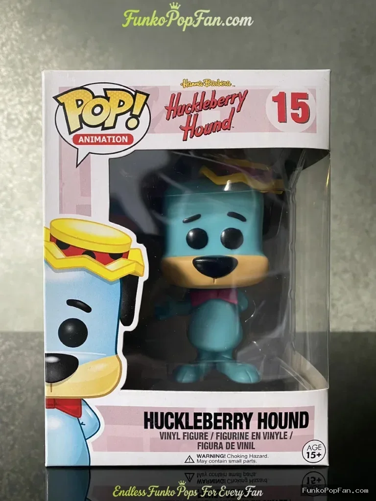 Funko Pop! Animation #15 Huckleberry Hound Vinyl Figure Bobblehead Vaulted Collectible With Protecto - Funko Pop Figure